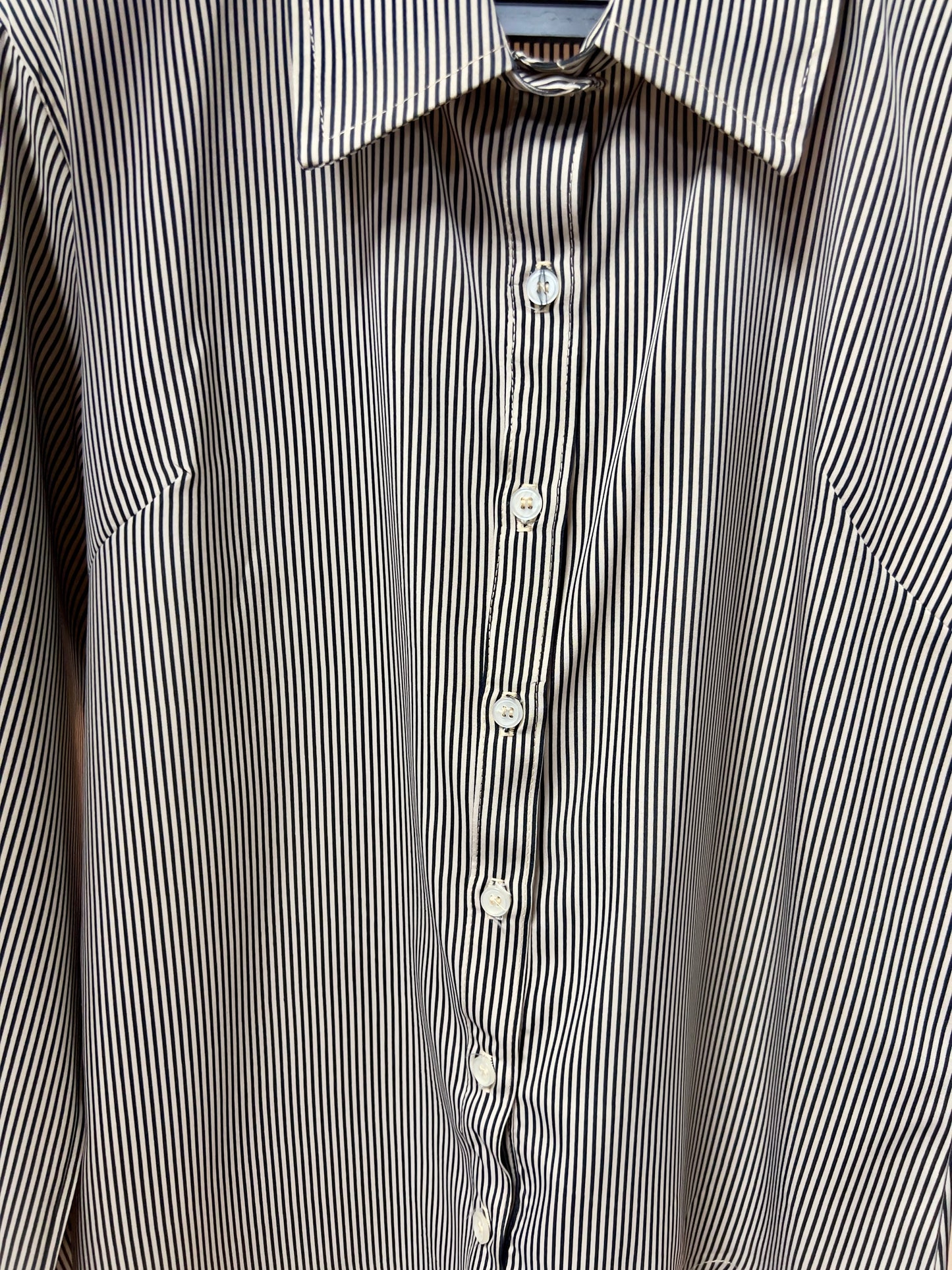 Camisa de Botones Recta Estampada