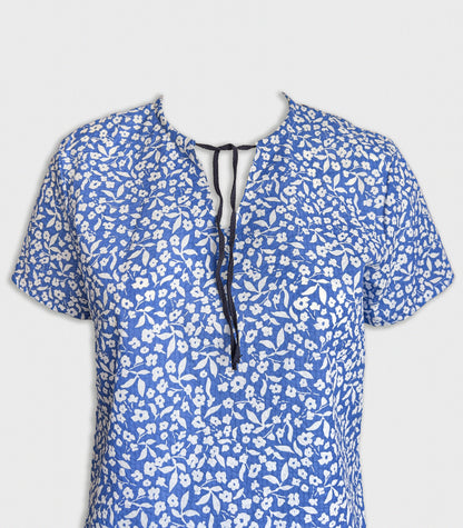 Blusa Lazo Manga Corta