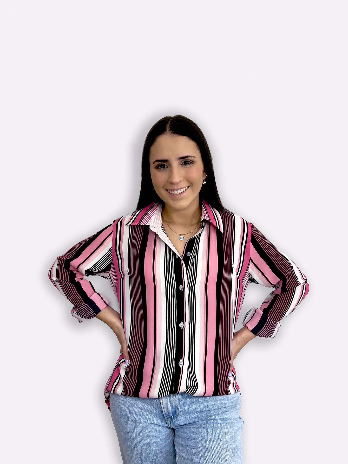 Camisa de Botones Estampada