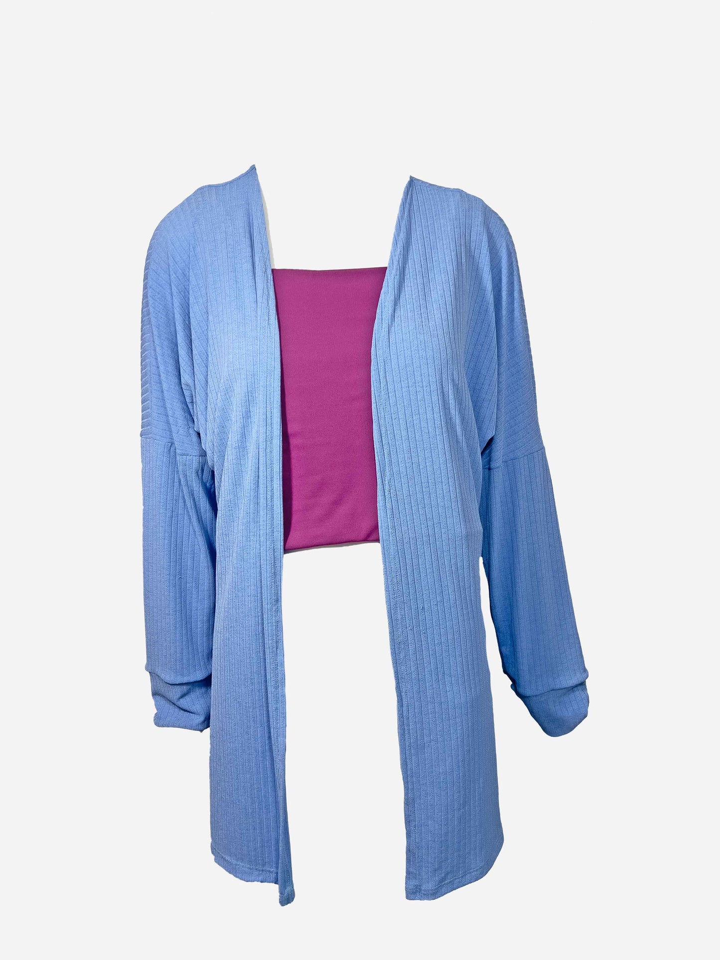 Midi Cardigan Azul