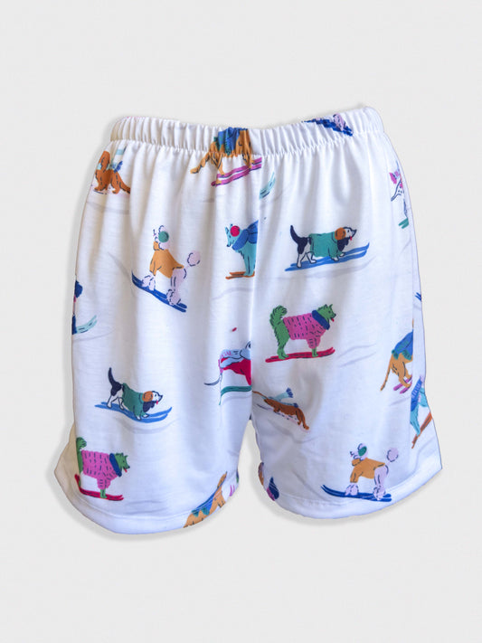 SHORT DE PERRITOS ESQUIADORES