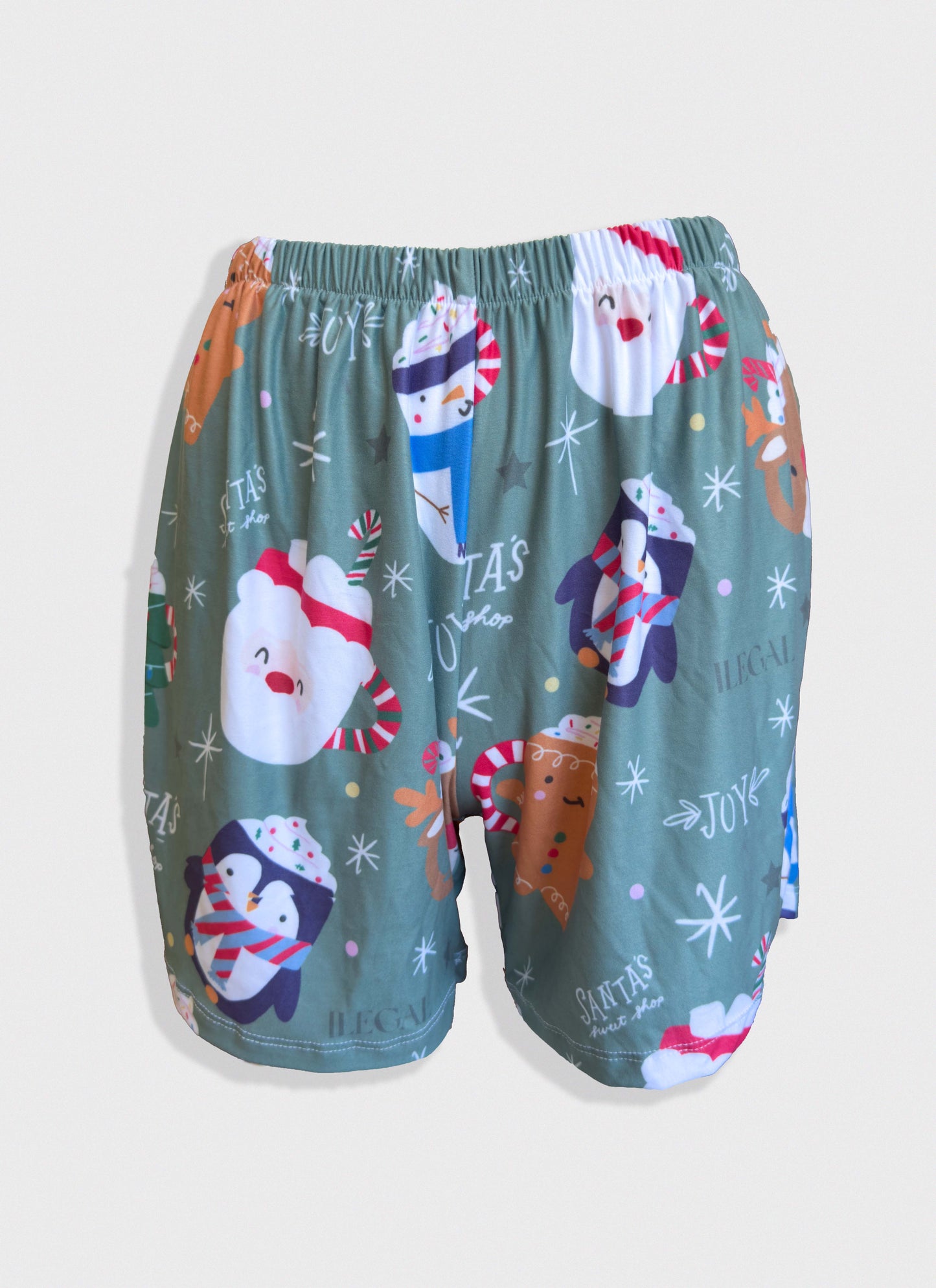 SHORT DE TAZAS NAVIDEÑAS