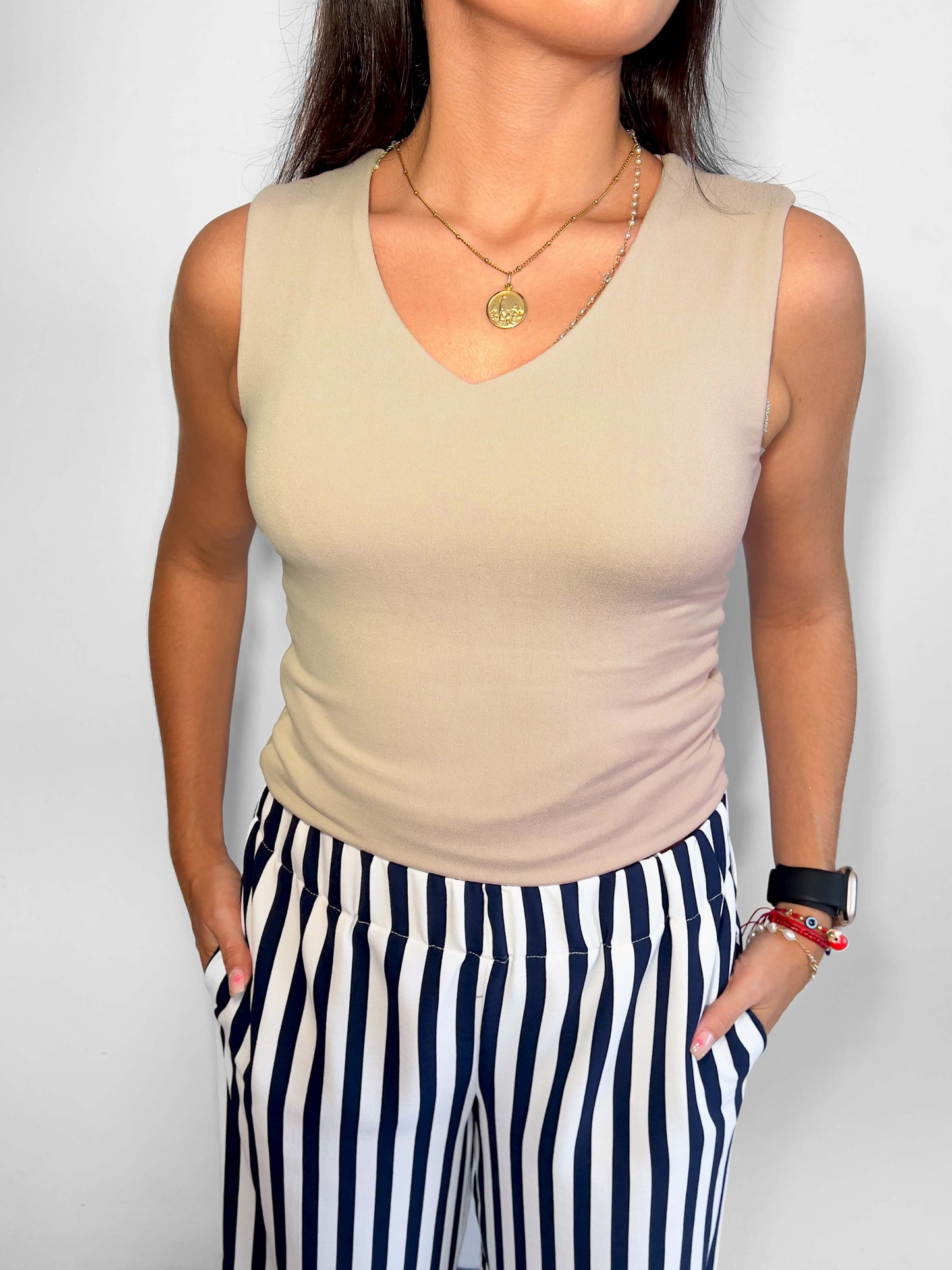 Top Cuello V