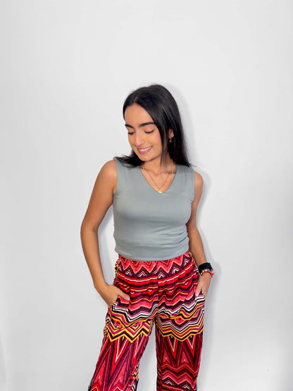 Top Cuello V