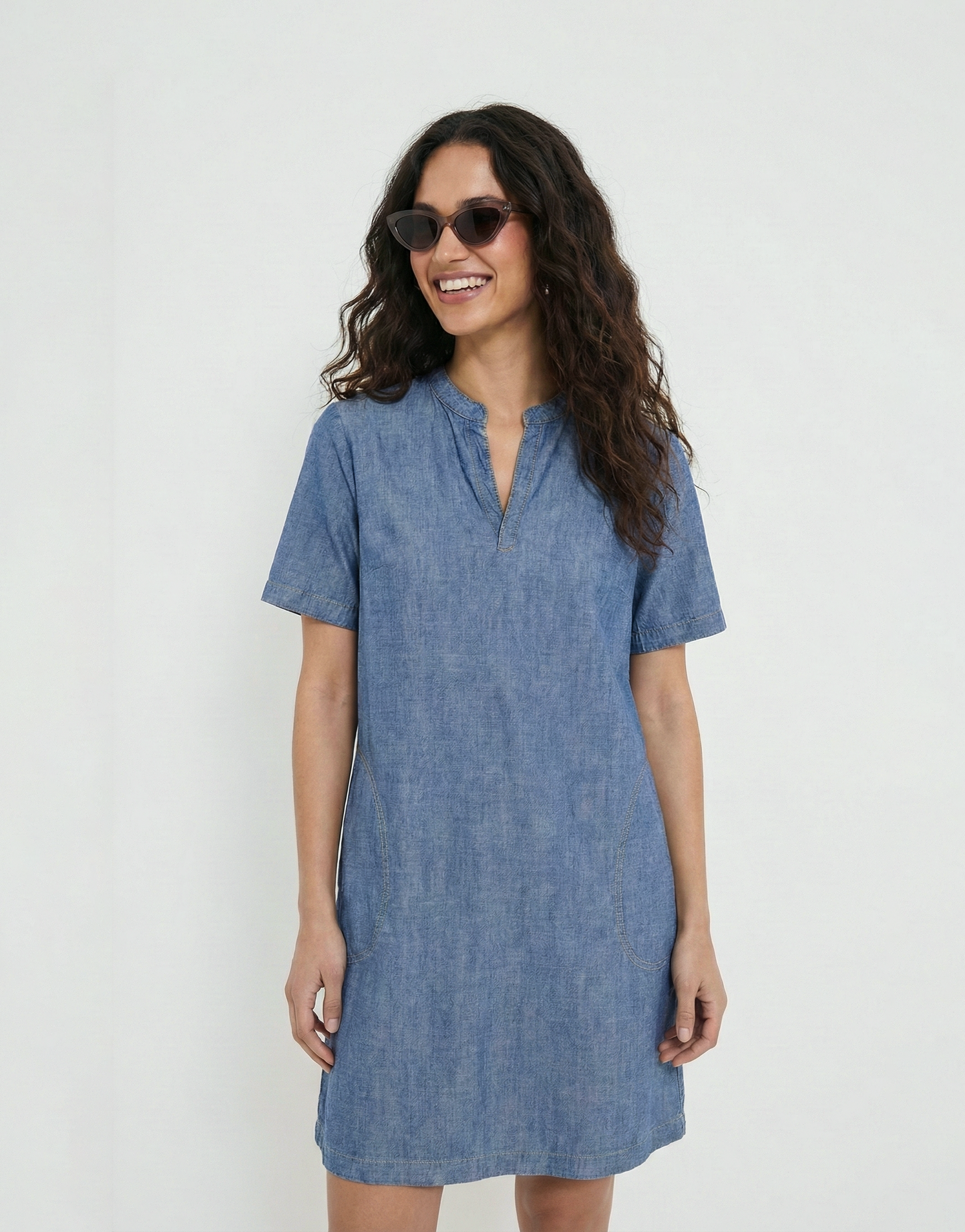 Olivia Chambray Dress