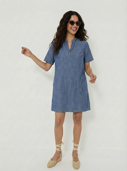 Olivia Chambray Dress