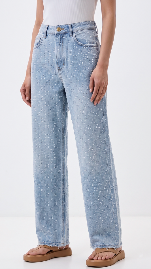 Brocado Jean Pant