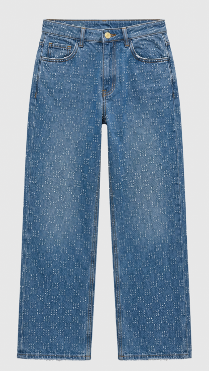Brocado Jean Pant