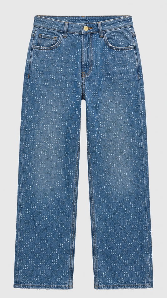 Brocado Jean Pant